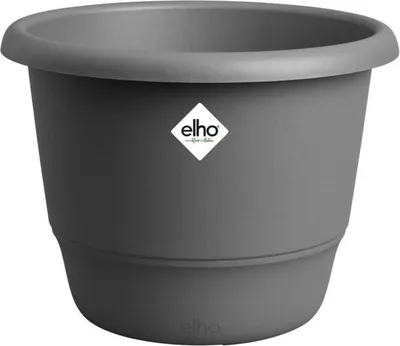 Produktbild von Elho Übertopf Amiga Kunststoff schwarz Ø 30 x 22 cm