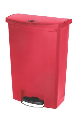 Produktbild von Rubbermaid Slim Jim Front Step Pedaleimer Rot 90L