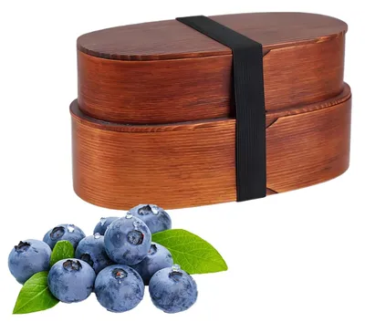Obrázek produktu pro Dřevěná obědová krabička s nastavitelnou přepážkou