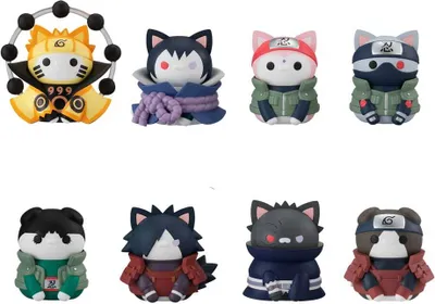 Produktbild von Naruto Shippuden Mega Cat Project Sammelfiguren 3 cm Nyaruto! Last Battle Ver. Sortiment (8)