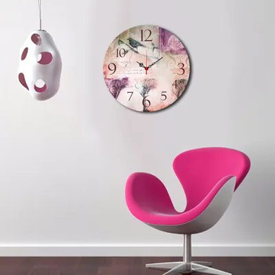 Produktbild von Opviq, Ms- HMA3118, Bunt, Wanduhren, 40 cm, 100% MDF (Dicke: 5 mm)