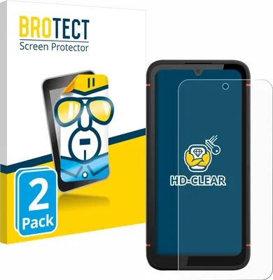 Produktbild von 2x Für Gigaset GX4 / GX4 Pro Schutzfolie BROTECT Displayschutz Display Schutz Folie Klar Transparent
