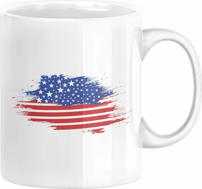 Produktbild von USA Tasse Geschenk Amerika Geschenkidee Auslandjahr Vereinigte Staaten Von Amerika (Weiß)