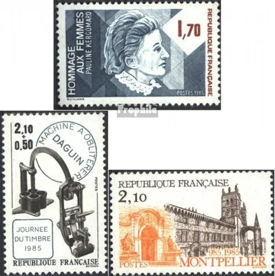 Produktbild von Briefmarken Frankreich 1985 Mi 2491,2492,2493 (kompl.Ausg.) postfrisch Kergomard