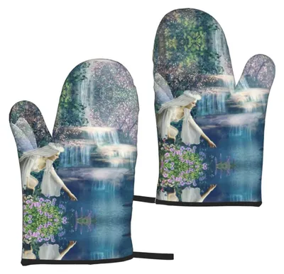 Produktbild von Isolierte Handschuhe für Grillen und Kochen, 2er-Set
