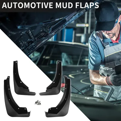 Image de Garde-Boue Anti-Éclaboussures Avec Accessoires De Montage Pour Skoda Karoq 2017-2023 / Garde-Boue Avant Et Arrière / Durable / 1 Ensemble.