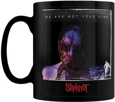 Obrázok produktu pre Slipknot - Hrnček na kávu "We Are Not Your Kind" PM2169 (jedna veľkosť) (čierna/biela)