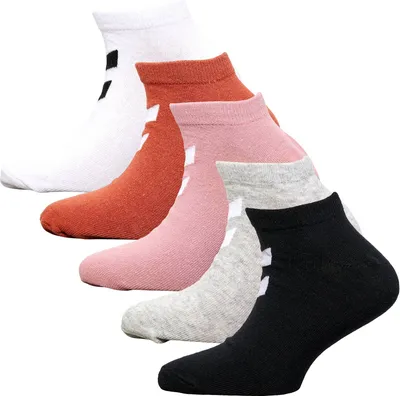 Produktbild von 5er Pack hummel hmlMATCH ME Socken Kinder 8718 - zephyr 37-40