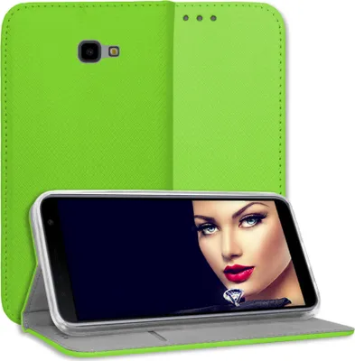 Zdjęcie produktu dla Etui z klapką Bookstyle do Samsung Galaxy J4 Plus (J415 / 6.0'') - Jasnozielony
