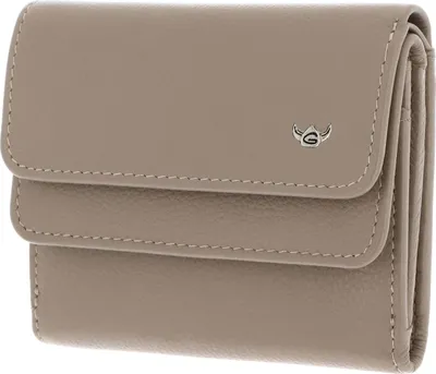 Immagine prodotto di Golden Head portafoglio Madrid RFID Protect Billfold Coin Wallet With Front Flap Snap Closure Taupe beige