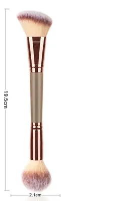 Produktbild von Foundation-Make-up-Pinsel, doppelseitiger Make-up-Pinsel, Concealer-Creme-Pinsel, Rougepinsel
