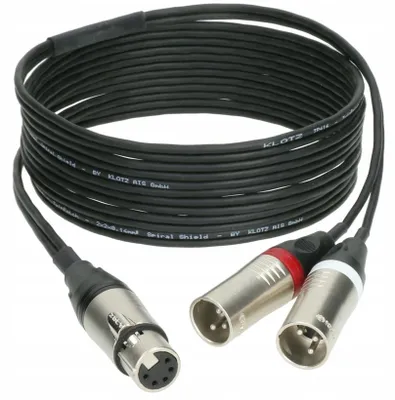 Zdjęcie produktu dla KLOTZ Profesjonalny kabel mikrofonowy stereo XLR, 1,5 metra
