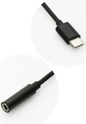 Obrázek produktu pro Adaptér HF/audio typ C - Jack 3,5 mm černý