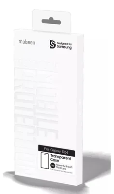 Image de Coque transparente Samsung Mobeen pour Galaxy S24, coque, Samsung, Galaxy S24, 15,8 cm (6,2 pouces), transparente