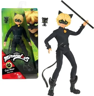 Obrázok produktu pre BANDAI Miraculous Ladybug - Módna bábika 26 cm: Cat Noir