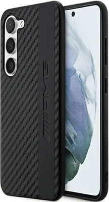 Produktbild von Mercedes AMG, Schutzhülle für Galaxy S23 s Design mit Carbon-Effekt, Schwarz