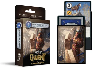 Image de Manchettes de cartes Gwent – Ensemble de 100 protections officielles pour cartes