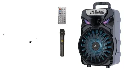 Produktbild von Bluetooth-Lautsprecher, tragbares Design, LED-Lichter, WR86