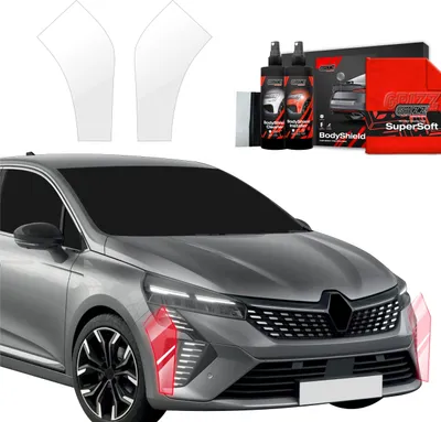 Immagine prodotto di Pellicola protettiva 2 in 1 Grizz Protector per paraurti - Renault Clio (2023-2024)