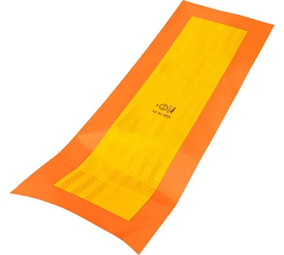 Obrázek produktu pro Reflexní samolepky krátké HILLS zadní výstražné tabule 565 x 196 mm vlevo + vpravo