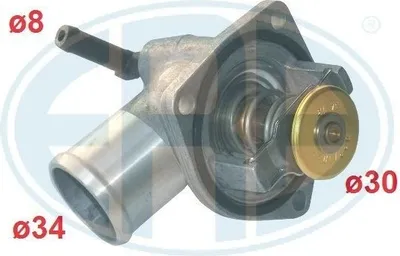 Produktbild von ERA Thermostat Kühlmittel 92°C für OPEL ZAFIRA B (A05) Corsa C Schrägheck (X01) Meriva A (X03) Astra G CC (T98) Zafira A (T98)