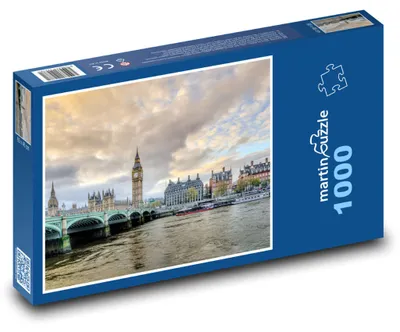 Obrázek produktu pro Puzzle 1000 Londýn – Big Ben a Temže - martinpuzzle