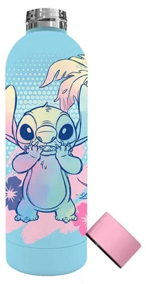 Obrázek produktu pro Láhev na vodu z nerezové oceli 500 ml - design Disney Stitch