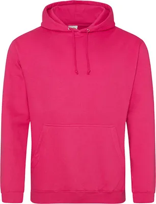 Produktbild von Just Hoods JH001 | College Hoodie / Kaputzenpulli in vielen Farben - Farbe: Hot Pink - Größe: S