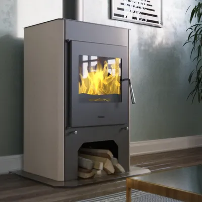 Produktbild von HS FLAMINGO Kaminofen ESPO III creme