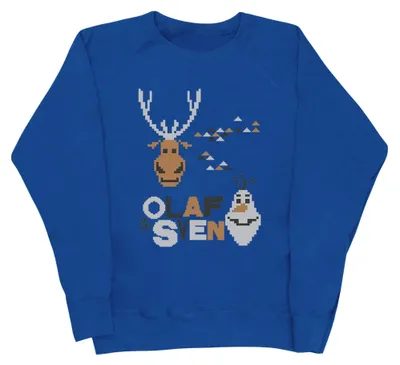 Image de Disney - Sweat-shirt « Frozen » pour femmes BI6048 (XL) (bleu roi)