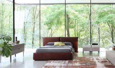 Produktbild von Bett ZERO.16, Echtleder, 160 x 200 cm