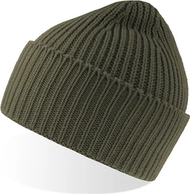 Produktbild von Atlantis OAKB | Oak Beanie Recyceltes Polyester - Farbe: Olive - Größe: One Size