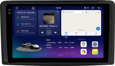 Produktbild von 2k Display Android Radio 128GB für Smart 451 Vorfacelift 2007–2011 Carplay Android Auto Navi 4G LTE Bluetooth DAB+ Rückfahrkamera Lenkradsteuerung