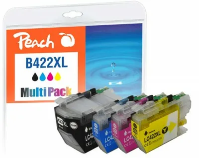Image de Peach Patrone Brother LC-422XL MultiPack kompatibel
