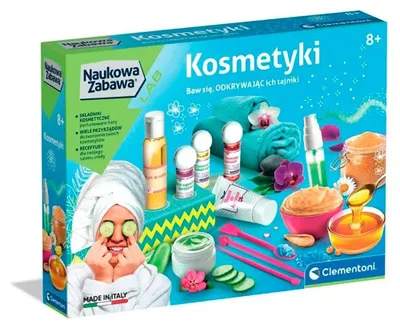 Obrázok produktu pre Kosmetická Laboratória Vedecká Zábava Vyrobte Si Kosmetiku Sami Diy Clementoni