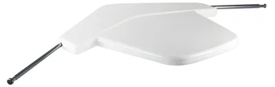 Image de Antenne pour caravane Metronic 427018 G-65, de couleur blanche