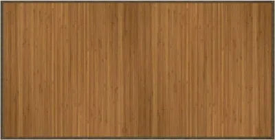 Produktbild von vidaXL Teppich Rechteckig Braun 100x200 cm Bambus