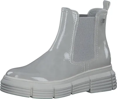 Produktbild von s.Oliver Damen Stiefelette Chelsea Boot Plateausohle 5-25413-29, Größe:40 EU, Farbe:Grau