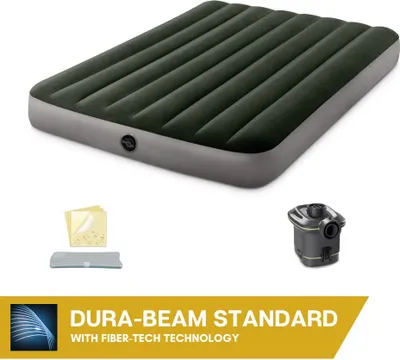 Imagen del producto de Colchón Intex Dura-Beam Standard Prestige Downy, tamaño doble, rectangular, para uso interior y exterior