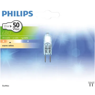Produktbild von Philips Halogen Kapsel, 35 W, GY6.35, 2000 h, 766 lm, 100, Dimmbar