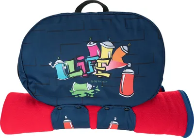 Produktbild von KidsExperts Rucksack Organizer Graffiti ca. 25 x 35 x 3 cm blau, 26180