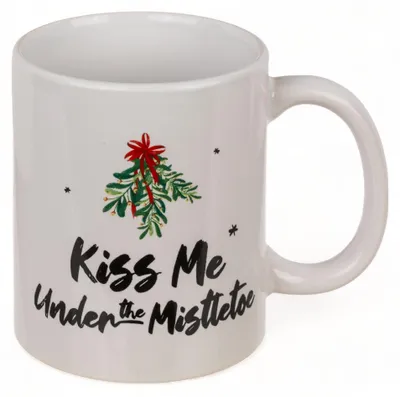 Image de Tasse en céramique - Motif de Noël - Pour boissons chaudes et froides - 300 ml