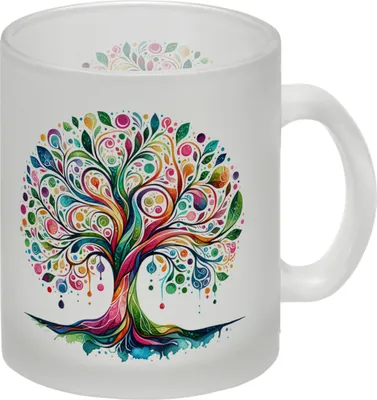 Produktbild von Lebensbaum Glas Tasse