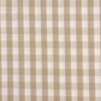 Produktbild von Gardinenstoff Meterware Dekostoff Landhausstoff weiß beige 1,60m