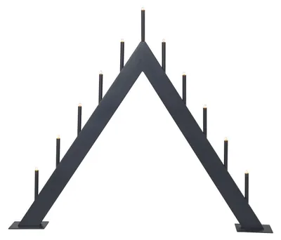 Produktbild von Star Trading 644-49, Leichte Dekorationsfigur, Grau, IP20, Weiß, 11 Glühbirne(n), E5