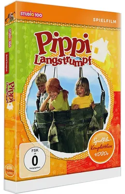 Produktbild von Pippi Langstrumpf - Spielfilm Komplettbox [4 DVDs, SOFTBOX]