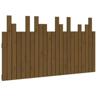 Produktbild von vidaXL Wand-Kopfteil Honigbraun 146,5x3x80 cm Massivholz Kiefer