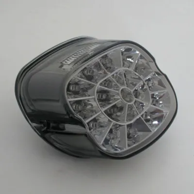 Image de Feu arrière LED intelligent HIGHSIDER noir style HD, homologué E (1 pièce)
