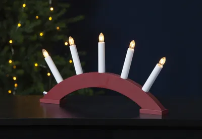 Produktbild von Star Trading Fensterleuchter "Navida", 7-flammig