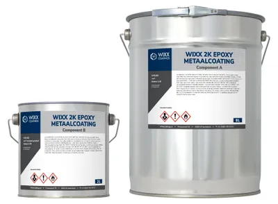 Productafbeelding van Wixx 2K Epoxy Metaalcoating - RAL 8012 | Roodbruin - 10L